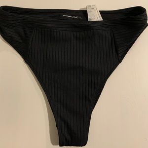Abercrombie  high waist bikini bottom- never worn